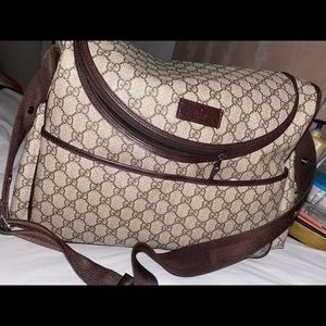 Authentic Gucci canvas Diaper bag 😍😍